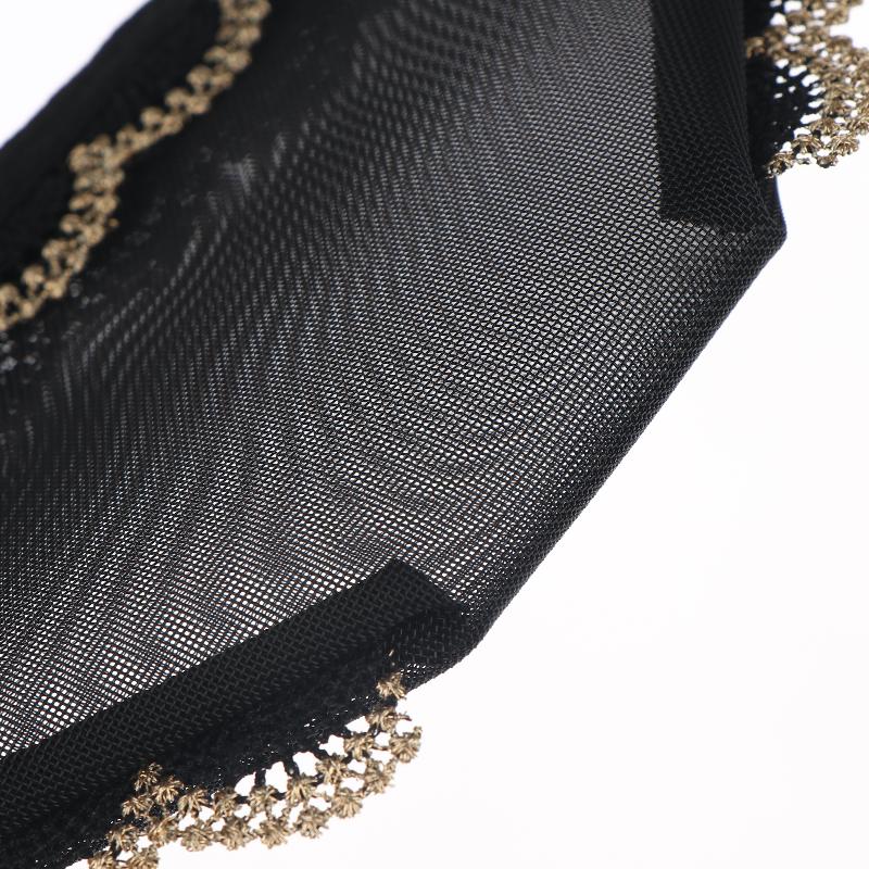 Briefs Shape Cosmetic Bag Mesh Lace Heart Makeup Storage Pouch Y2K Transparent Toiletry Bag Storage For Travel