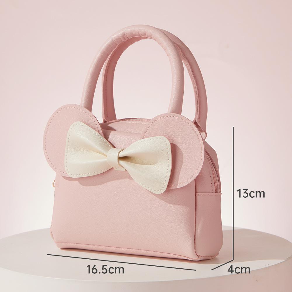 New Children'S Handbag Little Girl'S Accessory Bag Cute Princess Cartoon Bow Coin Purse