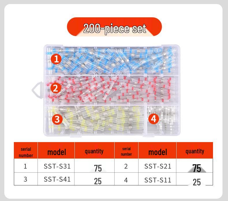 SST Series Waterproof Solder Ring Terminal Block Connector with Heat Shrink