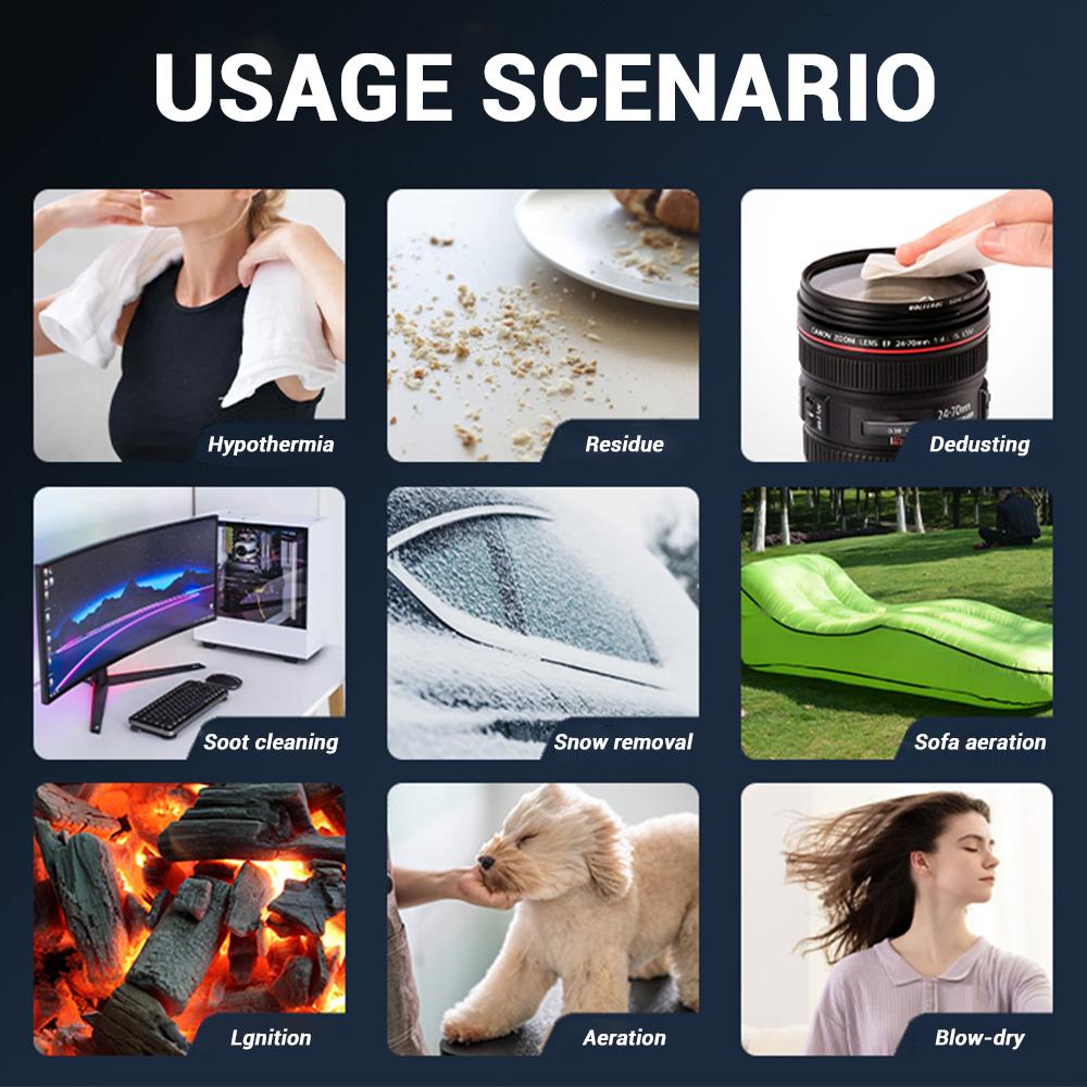 10000mAh Mini Turbo Jet Fan Tragbar Kabellos Computer Tastaturreiniger 500000RPM Bürstenloser Starker Turbo-Lüfter Luftstaubwedel