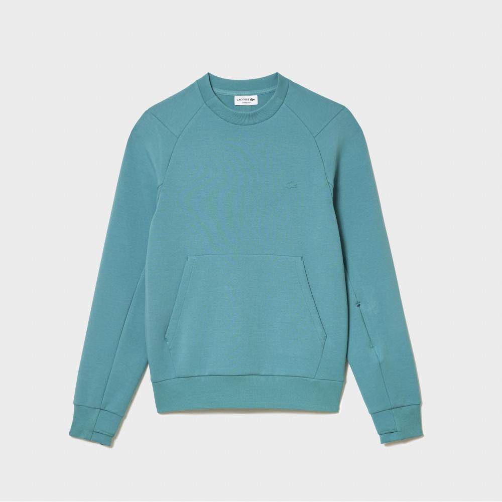 

LACOSTE Мужская футболка ACTIVE Double Face с круглым вырезом [T rkiye Green]