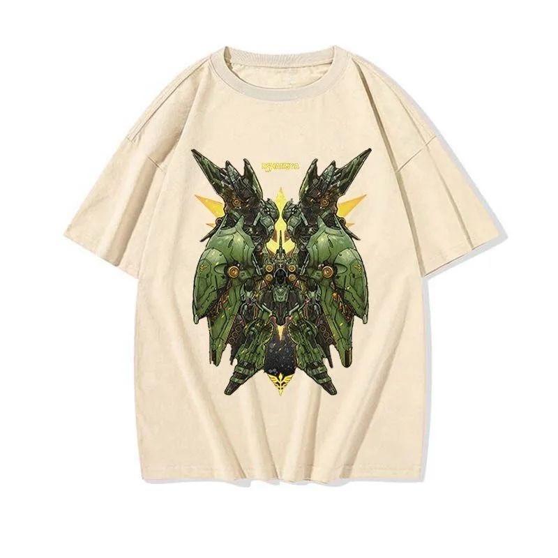

Mobile Suit Gundam Joint TShirt Unisexs and Womens Summer Short Sleeve Trendy Unisexs Crew Neck Short T Summer Hip Hop Boasting 4XL