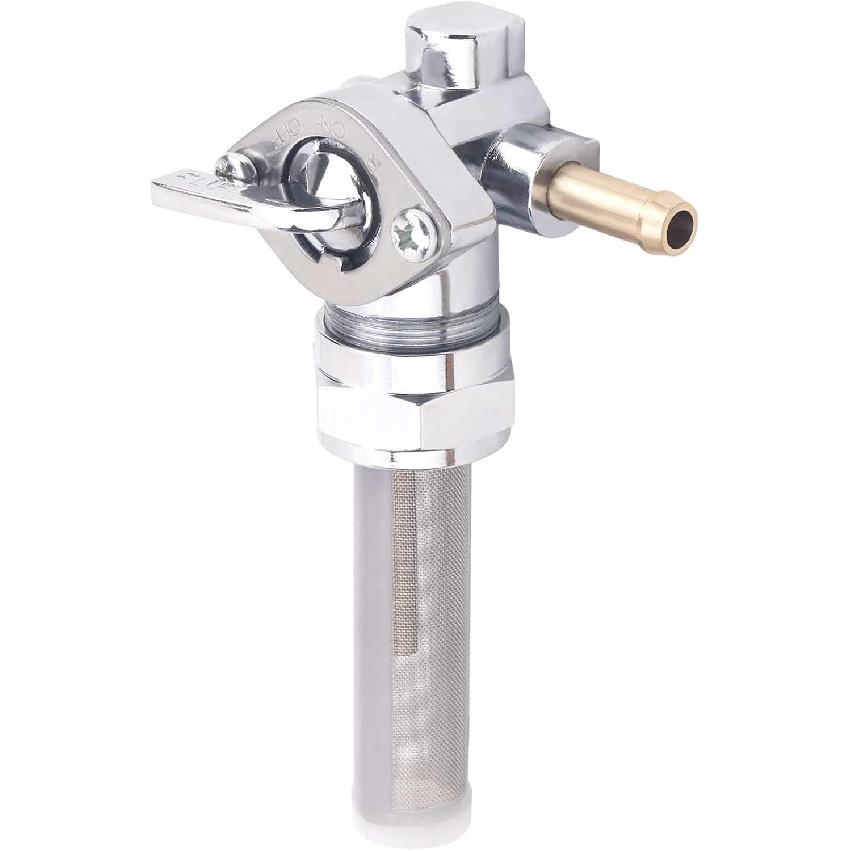 AHL Vertical Inlet Gas Tank Fuel Petcock Shut Off Valve Switch 62167-81 Compatible with Sportster 1200 XLH1200 1988-2003, 883 Custom XL883C