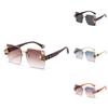 Chic Sunglasses Trendy Geometric Shape Fashion Design Outdoor Sun Protection