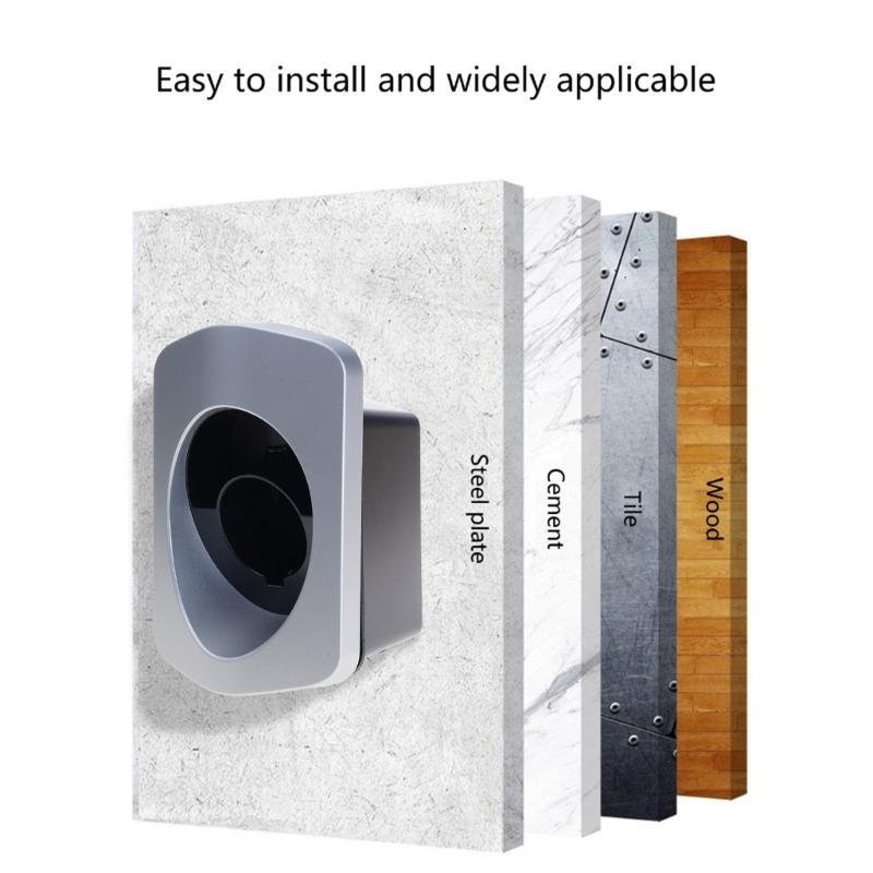Electric Car EV Chargers Holder Wall Mount Space Saving Electric Vehicle Chargers Dock Prevents Tripping Hazards