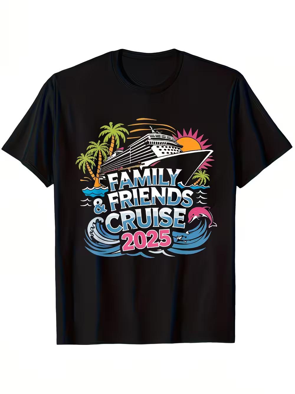 Family and Friends Cruise 2025 Memory Making Family Couple T-Shirt XXXXL