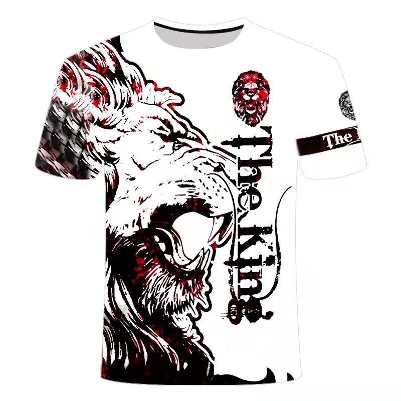 Hip hop tričko s 3D potiskem Zvíře tygr Tričko Pánské/Dámské Vtipná trička Pánské oblečení Ležérní trička Topy