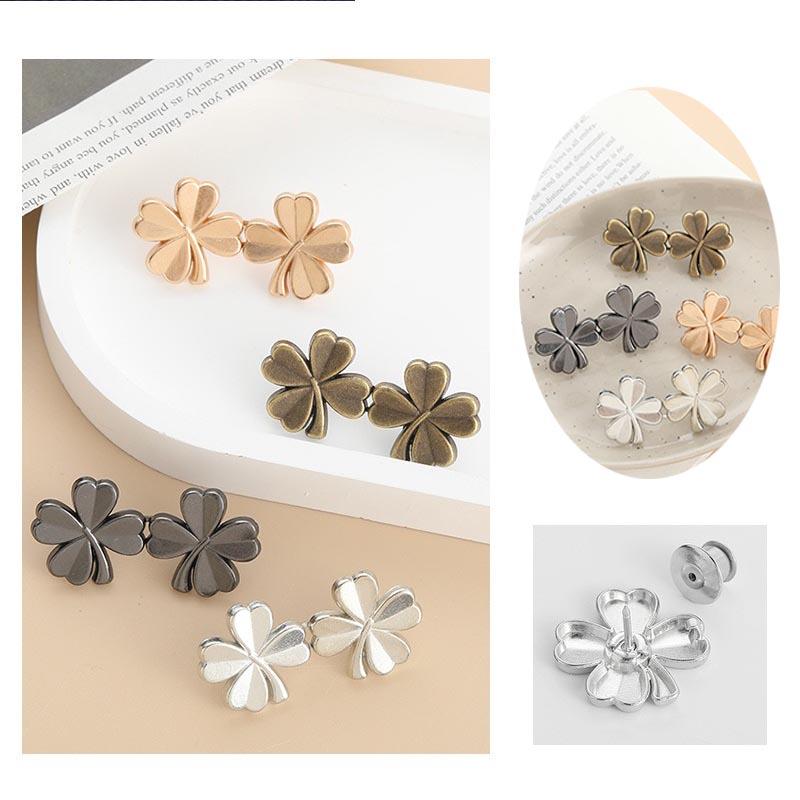 Waist Pants Tightening Make Clip Waist Adjustment Clip Waist Reduction Clasp Line Button Brooches for Garment Decoration NK001