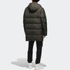 Adidas Neo Winter Down Parka Mid-Length Sports Hooded Jacket Men Outerwear Earth-Brown GJ8779