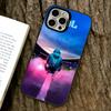 Coque de téléphone pour rappeur JuL pour iPhone 17,16,15,14,13,12,11 Plus,Pro Max,XS,Housse colorée Argent Noir