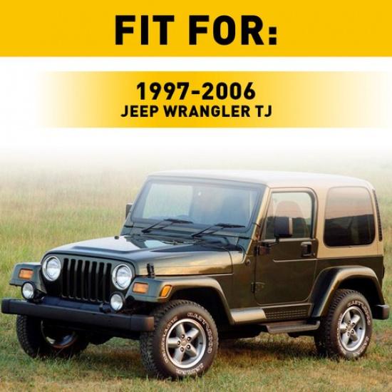 2 Hood Latche Lock Hood Catch Kit For 1997-2006 Jeep Wrangler TJ Car Accessories