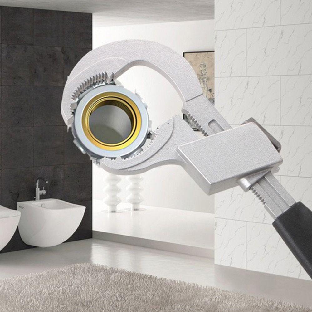 Aluminium Alloy Adjustable Wrench Adjustable Design Bathroom Wrench Sink Spanner  Bathroom Repair
