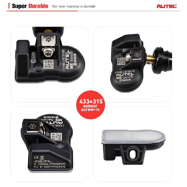 AUTEL MX Sensor 433 315 TPMS Mx-Sensor Skaner Narzędzia do Naprawy Opon Akcesorium Samochodowe Tester Programator Monitora Ciśnienia w Oponach