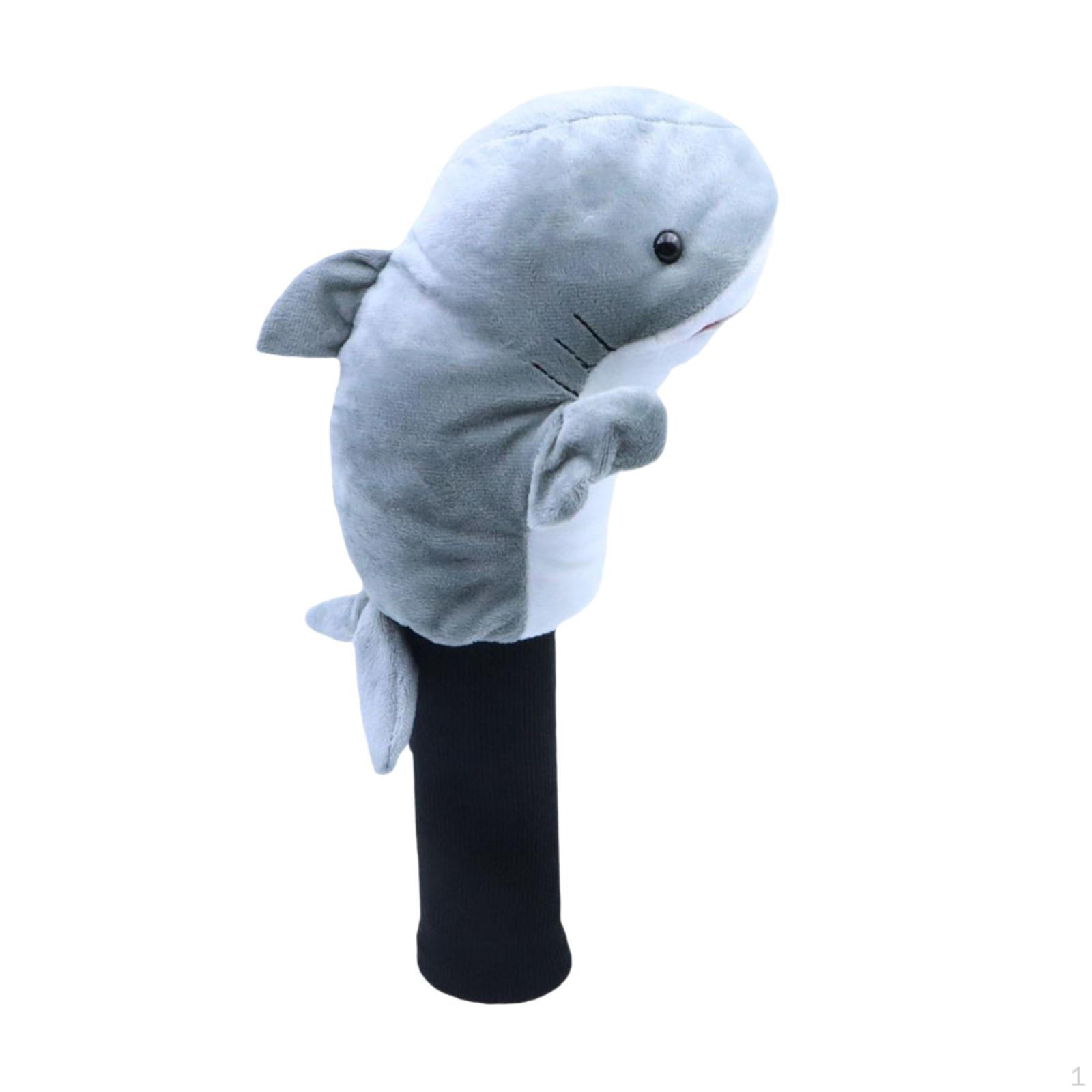 

Мягкий чехол для головы в виде животного для гольфа, деревянный защитный чехол для защиты головы для занятий спортом на открытом воздухе Shark