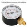 Pressure Gauge 18in BSPT Brass Interface Good Airtightness Vacuum Pressure Gauge for Water Oil