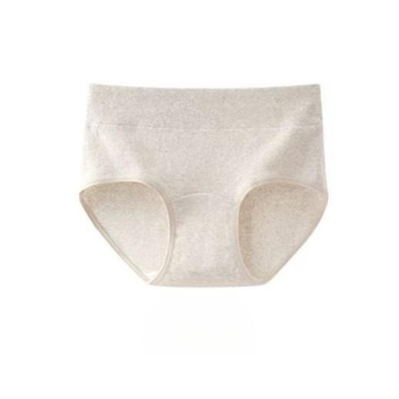 

Ladies Spring and Summer New Type A Pure Cotton Antibacterial Extension of The Middle Waist No Scar Briefs XXL зелений