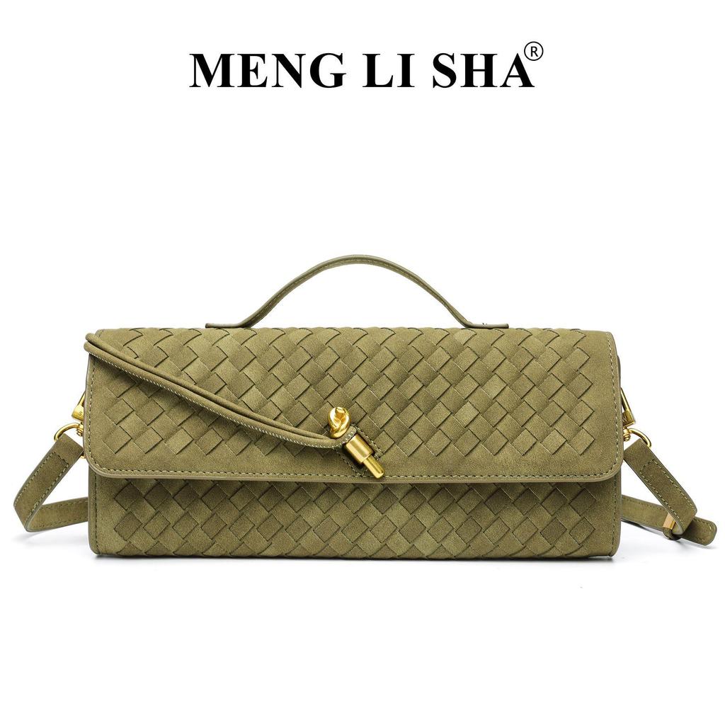 New Suede Hand-Woven Crossbody Shoulder Bag - Versatile Autumn/Winter Handbag
