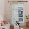 Korean Small Floral Print Fringe Curtains Cotton Linen Girl Children's Room Small Window Curtain Living Room Blackout Valance