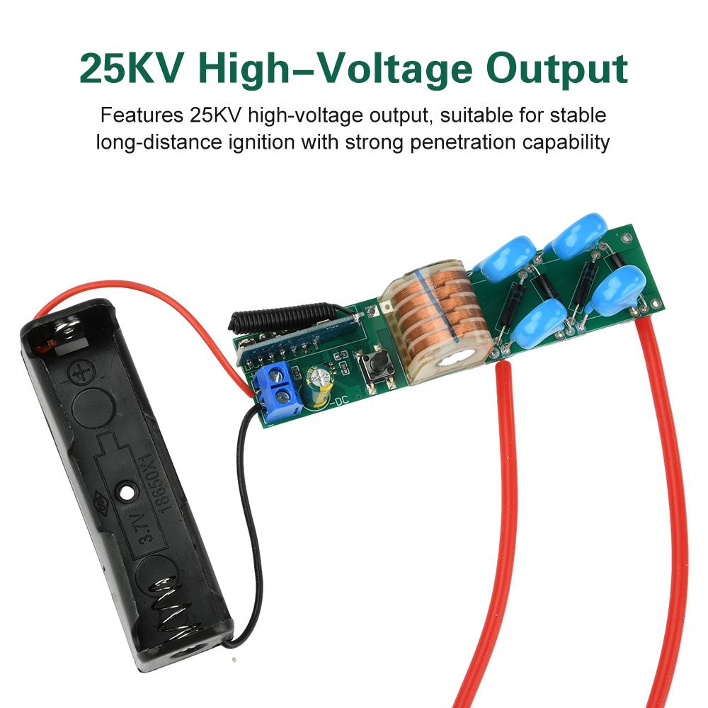 25KV Remote Discharge Ignition Module Long-Distance Ignition Module High Voltage Arc High Flame Ignition Module