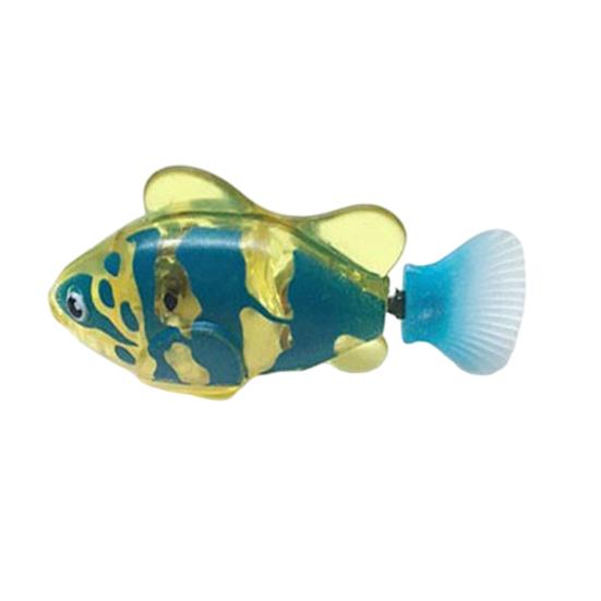 Swimming Fish Toy with LED Light Waterproof Battery Powered Simulation
