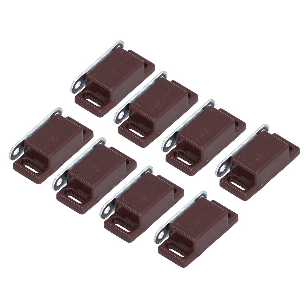 8 Set Stainless Steel Magnetic Door Catch Cupboard Closet Cabinet Door Damper Buffer Furniture Accessories