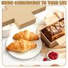 100Pcs Brown Baking Paper, Mini Bread Loaf Pan Liners Loaf Pan Parchment Liners Bread Pan Parchment Supplies, Non-Stick Disposable Greaseproof Baking