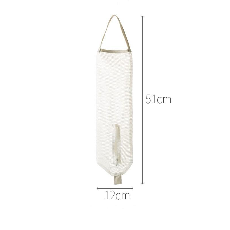 

Garbage Bag Storage Bag Fruit Vegetable Hanging Bag Kitchen Accessories Wall Hanging Garlic Net Pocket Onion Ginger Storage Bag жёлтый