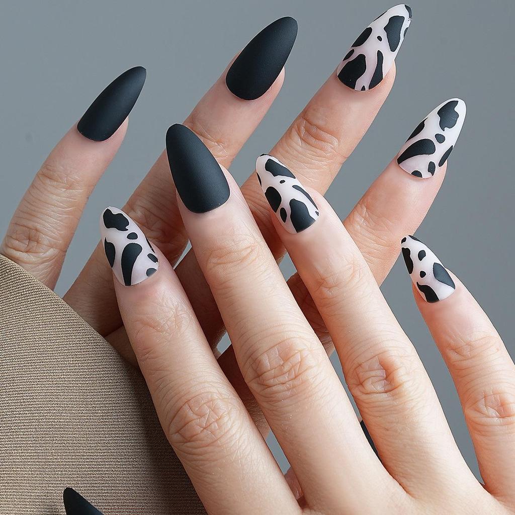 Pegatinas Desmontables para Uñas Estilo Europeo y Americano - Uñas Postizas Simples y Llevables