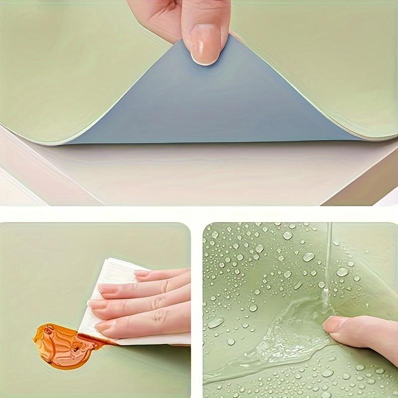 1 Stück Silikon-Schreibtischunterlage, Schreibtischunterlage für Studenten im Wohnheim, Arbeitstisch, Schreibtischunterlage, Augenschutz, Tischunterlage, hochtemperaturbeständig, wasser- und ölbeständig, Tischdecke