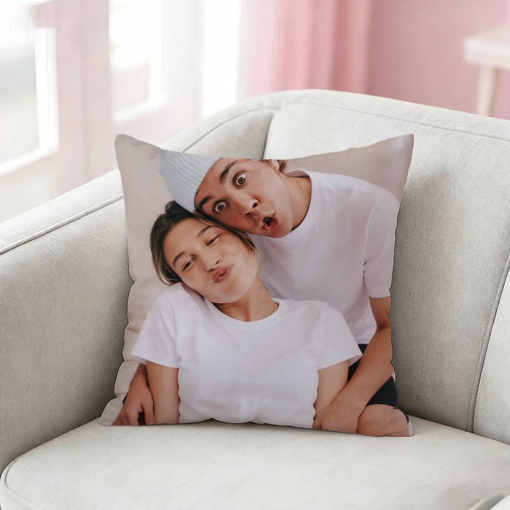 Jailey Hailey JB Pillow Case Pattern Printed Pillowcase For Living Room Sofa Cushion Cover