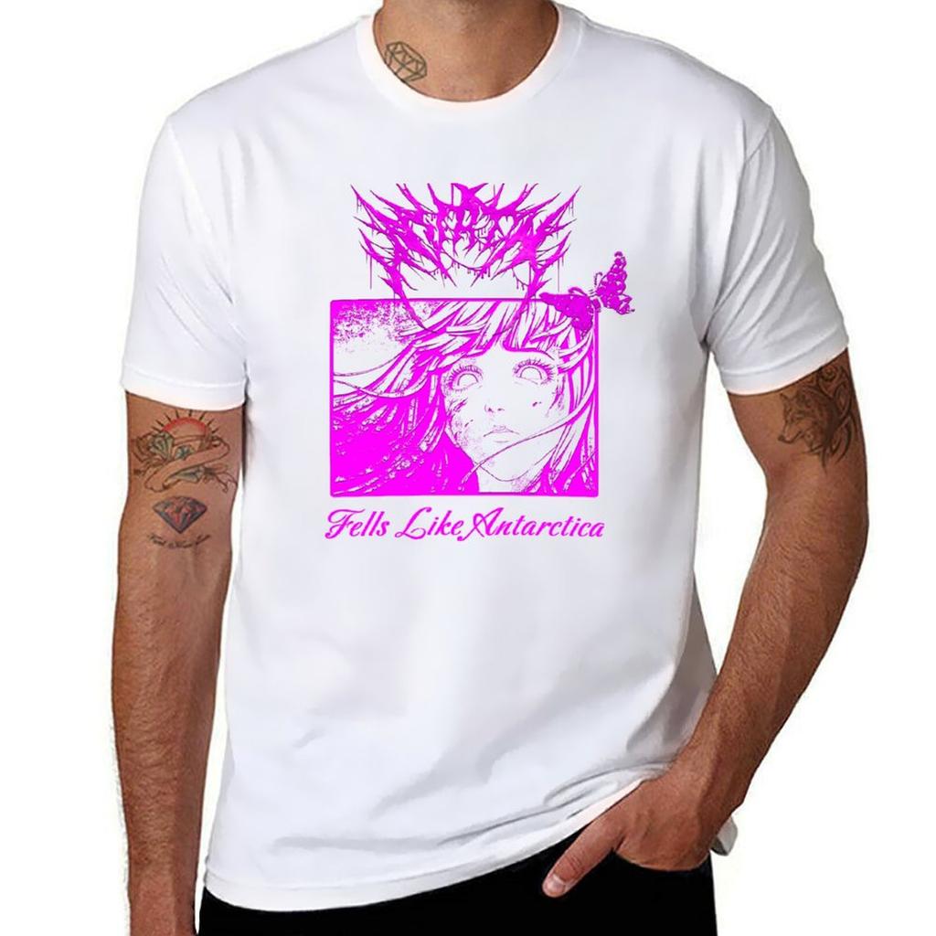 Nvrth Feels Like Antarctica Tshirt Basic Short Sleeve Cotton Blend Tshirt