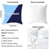 ExxonMobil Cushion Cover Reversible Plush Pillow Cover – For car, sofa, bedroom, perfect as a gift.