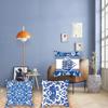 2025 Modern Blue & White Porcelain Series Backrest Pillow Cover for Sofa & Bed