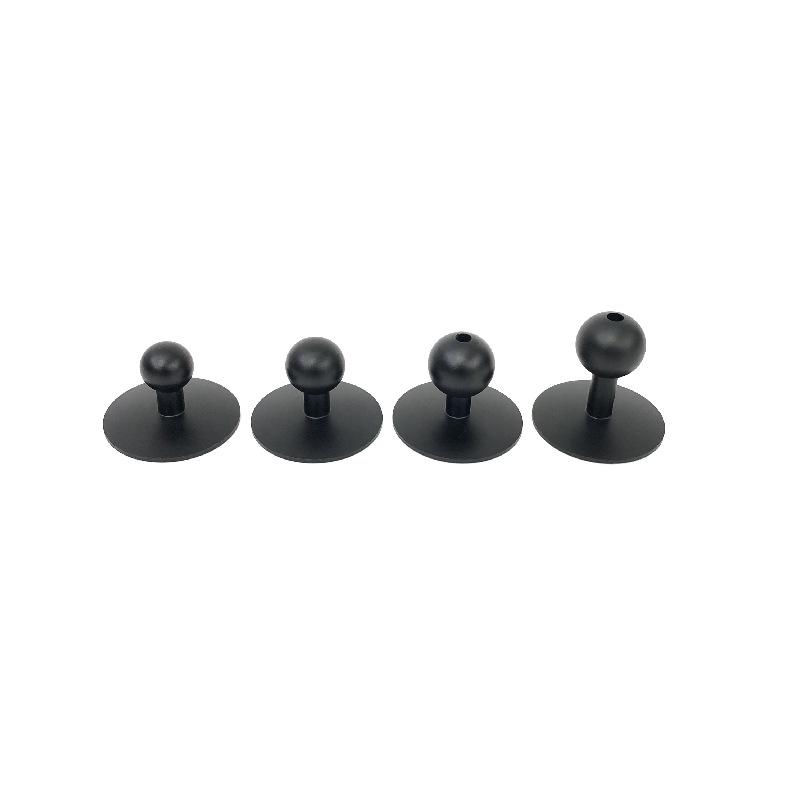 

Aluminum Alloy Car Phone Holder with 17/15/13mm Ball Head & Wireless Charging 17mm Ball Short Base (3-Piece Adhesive)