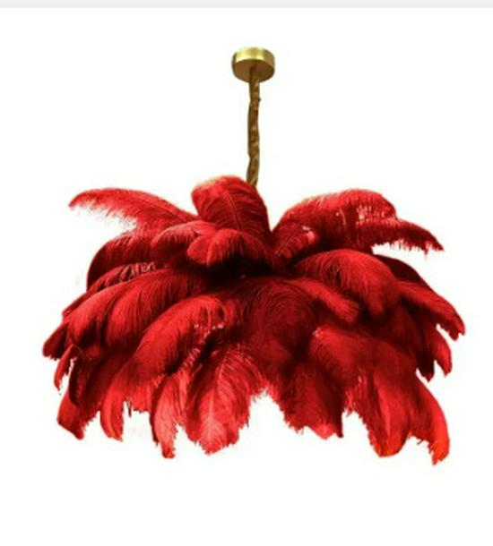 Postmodern Creative Feather LED Chandelier for Hotel, Club, Living Room, Bedroom