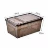 Reptile Habitat Tank for Silkworms, Spiders, Frogs, Snakes, Lizards, Snails, Insects, and Turtles
