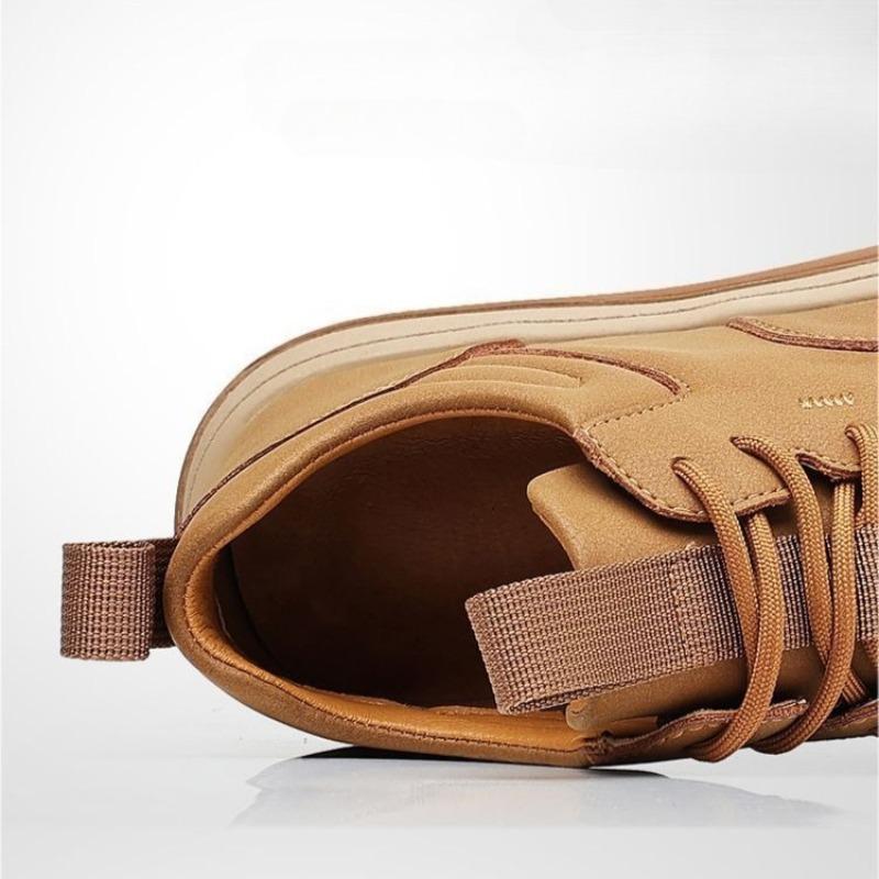 Fashion Fashion Genuine Leather Shoes for Men 2025 Original New Comfortable Thick Bottom Casual Shoes Loafers Male Luxury Sneaker Hombre