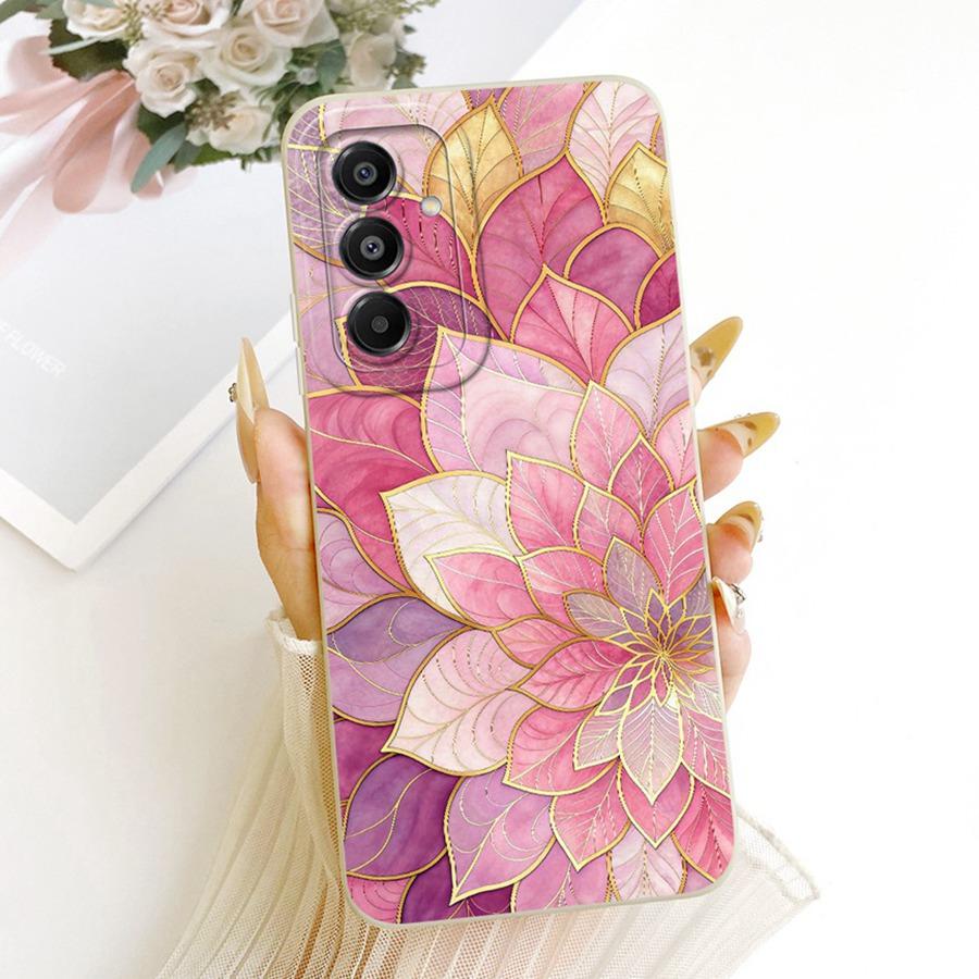 For Samsung Galaxy A17 5G Case SM-A176B Soft Matte Camera Protective Bow flower Phone Case For SamsungA17 A 17 5G Cover Coque