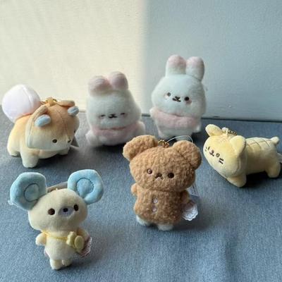Rilakkuma Marshmallow Plüschhase und Fuchs Schlüsselanhänger Anhänger