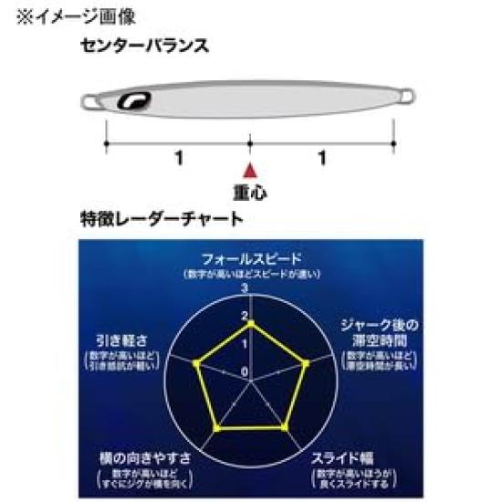 SHIMANO OCEA Stinger Butterfly Center Sardine JT-713L Offshore Metall Jig 135g S Gold Grün Zebra