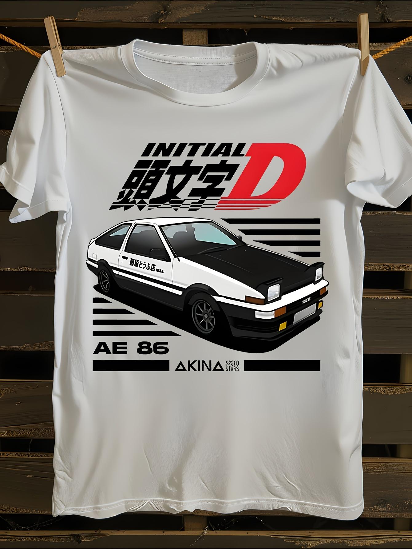Initial D Anime Tshirt Anime Tshirt XL
