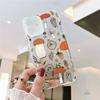 Clear Phone Case For iPhone 15 14 13 12 Pro MAX 11 XS XR 8 Plus Creative Minimalist Graffiti Line Mushroom Soft TPU Cover Coque
