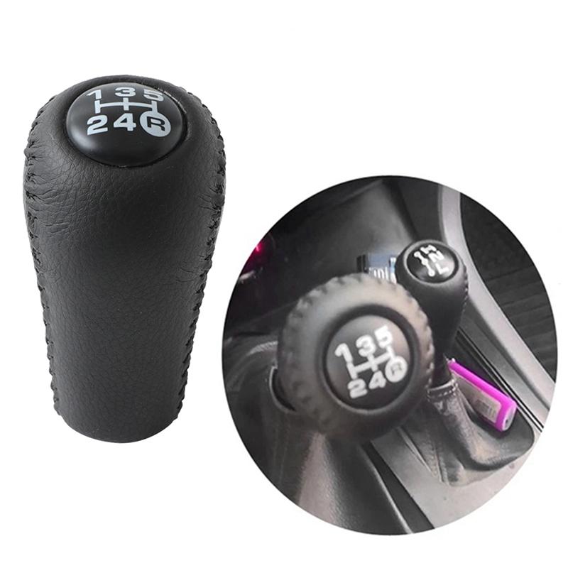 Pomello Leva Cambio Manuale a 5 Marce in Pelle PU Leva Cambio Handball Sostituzione Modifica Interni per Toyota 4Runner Hilux Prado