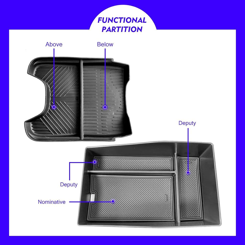 2025 2026 HRV HR-V Center Console Organizer Tray For Honda HR-V 2025 2024 Console Tray Center Armrest Glove Storage Box For HRV HR-V 2026