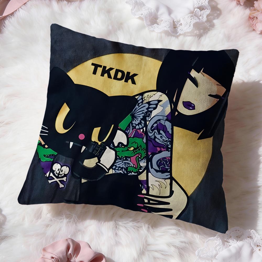 hot anime t-Tokidoki Cushion Cover Premium Comfort Reversible Pillow Cove -Two in One Design for Any Room & Car Interior