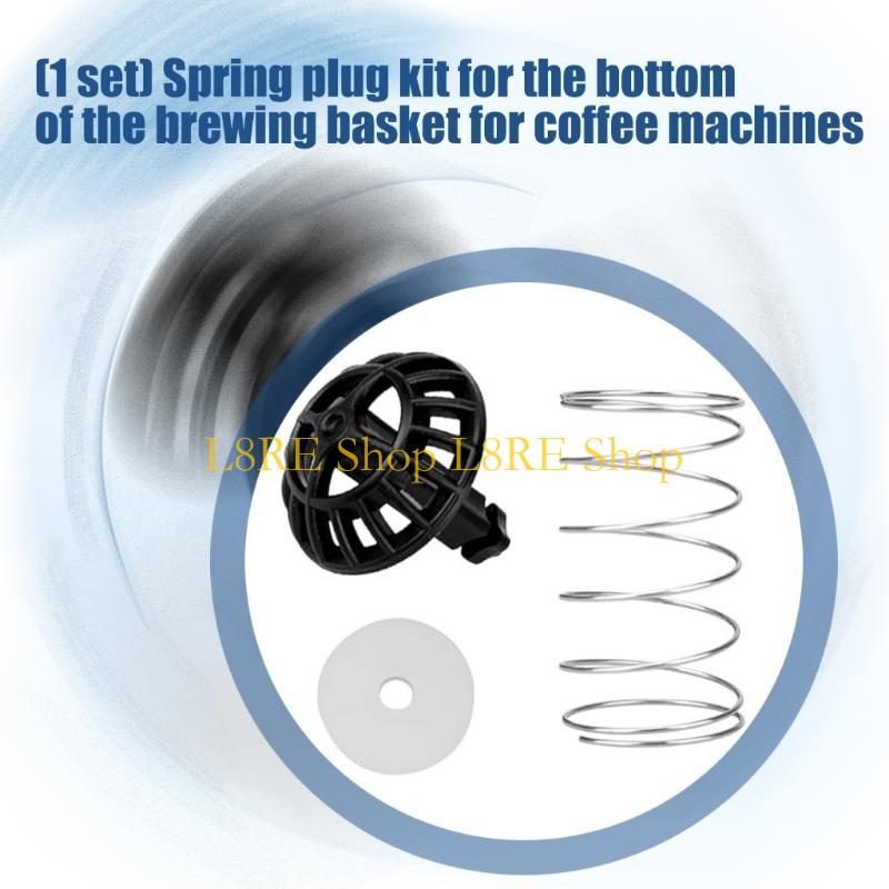 L8RE Coffee Machine Brewing Basket Brew Basket Bottom Spring Plug Kits for DCC-1200