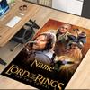 Custom Name Lord Rings Printed Carpet Rug For Office Chair Living Room Bedroom Kitchen Room Decor Gifts