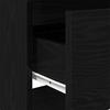 Sideboard in Black Oak Look 60 x 35 x 76 cm Engineered Wood