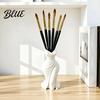Artistic Human Body Vase Elegant Dress Shaped 3D Printed Vase Modern Minimalist Sculpture for Pleated Skirt Sculptural Home Decor Dressing