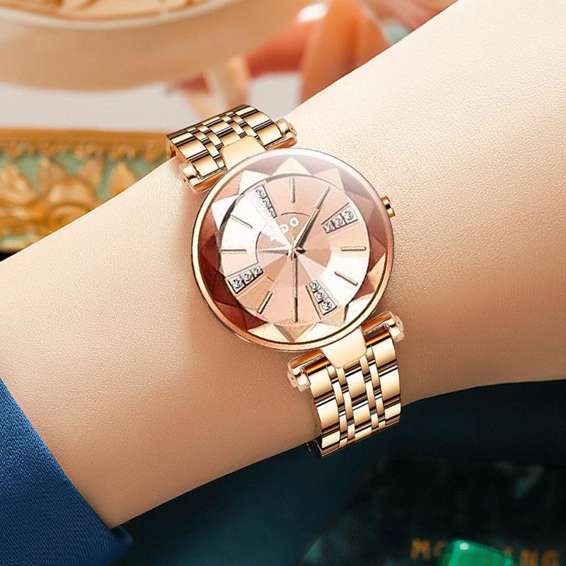 Simple Automatic Versatile Casual Temperament Light Luxury Waterproof Steel Belt 1205 Women'S Watch Watch